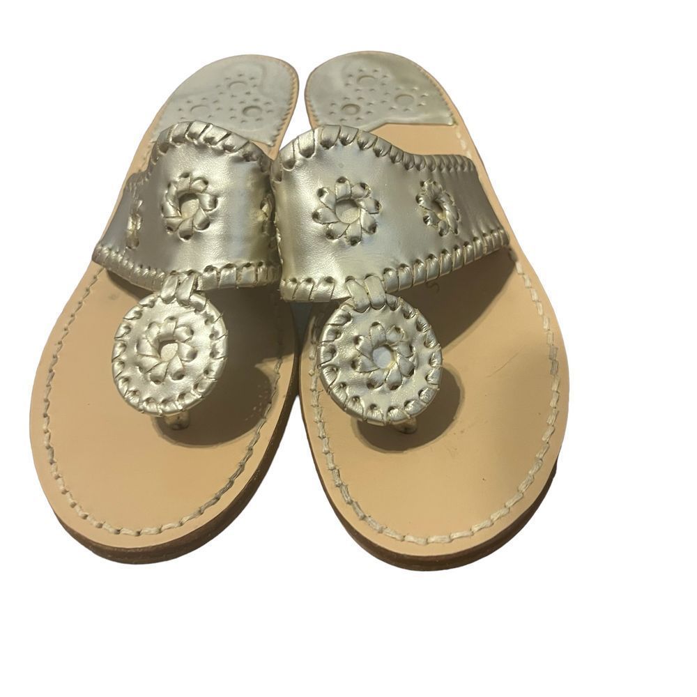 Jack Rogers Gold Women’s Flat Sandal Size 6M